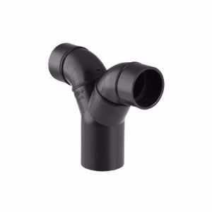 Picture of Geberit Hosen-T 180° mit Sifonanschlussmuffen 56 mm, Art.Nr. : 363.463.16.1