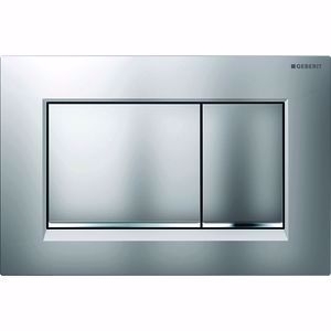 Picture of Geberit Sigma30 Betätigungsplatte mattchrom lackiert / glanzverchromt, Kunststoff, Art.Nr. : 115.883.JQ.1