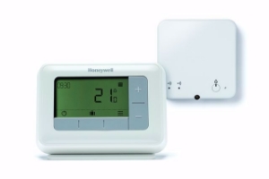Picture of Honeywell Resideo Raumthermostat T4R per Funk auf Empfängerbox, Art.Nr. : Y4H910RF4004