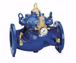 Picture of Honeywell Resideo Druckhalteventil DH300 GGG pulverb. blau A DN 150, Art.Nr. : DH300-150A