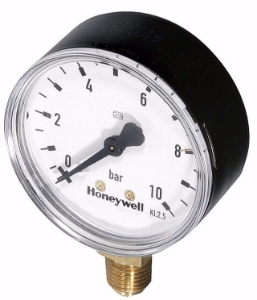 Picture of Honeywell Resideo Manometer M39M G 1/4, 63mm, unten, Teilung 0-4bar, Art.Nr. : M39M-A04