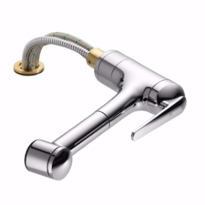 Picture of KWC DOMO Küche chromeline A 230 Hebelmischer Auszugbrause mit SprayClean bis 700 mm ausziehbar Spra, chromeline, wegnehmbar, flex-PEX 3/8", Art.Nr. : 10.061.053.000FL