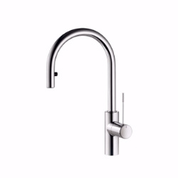Picture of KWC ONO Küche edelstahl A 200 Hebelmischer Auszugauslauf verdeckt Neoperl Caché bis 700 mm aus, stahl, flex-PEX 3/8", Art.Nr. : 10.151.102.700FL