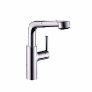 Picture of KWC SUNO Küche chromeline A 225 Hebelmischer Auszugbrause mit SprayClean bis 600 mm ausziehbar Powe, chromeline, seitenbedient, flex-PEX 3/8", Art.Nr. : 10.171.003.000FL