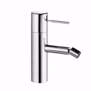 Picture of KWC ONO Bidet chromeline A 115 Hebelmischer Auslauf fest Kugelgelenk-Neoperl Caché, chromeline, mit Ablaufventil, flex-PEX 3/8", Art.Nr. : 13.151.041.000FL