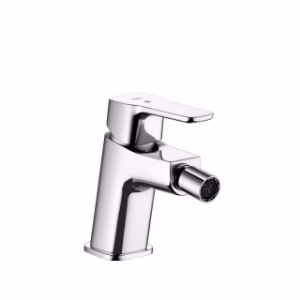 Picture of KWC MONTA Bidet chromeline A 120 Hebelmischer Auslauf fest Kugelgelenk-Neoperl Perlator, chromeline, mit Ablaufventil, flex-PEX 3/8", Art.Nr. : 13.411.041.000FL