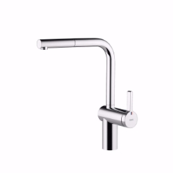 Picture of KWC LIVELLO Küche chromeline A 225 Hebelmischer Auszugauslauf Neoperl Caché bis 600 mm auszieh, chromeline, seitenbedient, flex-PEX 3/8", Art.Nr. : 10.231.103.000FL