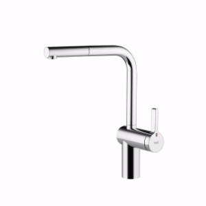 Picture of KWC LIVELLO Küche chromeline A 225 Hebelmischer Auszugauslauf Neoperl Caché bis 600 mm auszieh, chromeline, seitenbedient, flex-PEX 3/8", Art.Nr. : 10.231.103.000FL