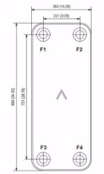 Picture of Swep Plattenwärmetauscher gelötet B65-10, Art.Nr. : 10888-010