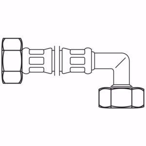 Picture of Neoperl FLEXO Anschlussschlauch DN13 gebogen IG x IG 3/4" x 3/4" 200 cm, Art.Nr. : 38846200