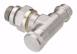 Picture of Danfoss Pressfit RLV ventil Eck 15 mm-1/2", Art.Nr. : 003L1825