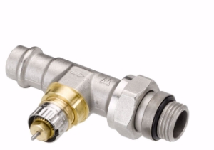 Picture of Danfoss RA-N Thermostatventil mit Voreinstellung Durchgang mit Pressfit, DN15, Art.Nr. : 013G3238