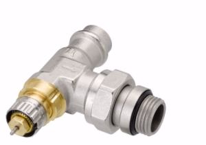 Picture of Danfoss RA-N Thermostatventil mit Voreinstellung Eck mit Pressfit, DN15, Art.Nr. : 013G3237