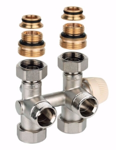 Picture of Honeywell Resideo Ventil für Kompaktheizkörper, Therafix Universal, 2-Rohr, 3/4, weiß, Art.Nr. : V2474EDWSY015