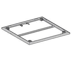 Picture of Geberit Setaplano Installationsrahmen für 4 Füsse B80cm, L100cm, Art.Nr. : 154.462.00.1