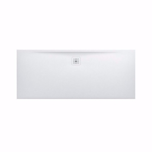 Picture of Laufen PRO - Duschwanne, aus Verbundwerkstoff Marbond, superflach, rechteckig, Ablauf an langer Seite, 1800 x 750 x 32,  077, hellgrau matt , Art.Nr. : H2149580770001