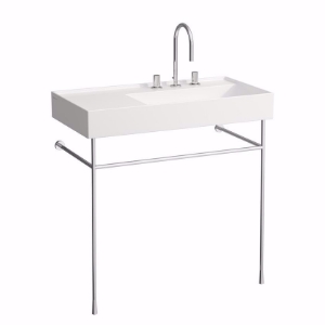 Picture of Laufen KARTELL BY LAUFEN - Waschtischgestell, verchromt, passend zu Waschtischen 810338, 810339, 990 x 150 x 50,   004, chrom  , Art.Nr. : H3853360040001