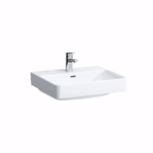 Picture of Laufen Pro S - Waschtisch PRO S 55X47 LCC WS, 550 x 465 x 175, 400, LCC-weiss, 1 Hahnloch, Art.Nr. : H8109624001041