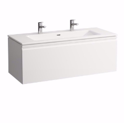 Bild von Laufen Pro S - Komplettset 1200 mm, Waschtisch 'slim' mit Waschtischunterbau 'Pro' mit Schublade, 1200 x 500 x 460, 479, eiche hell, 1 Hahnloch, Art.Nr. : H8609674791041