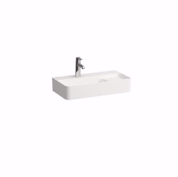Picture of Laufen VAL - Waschtisch 'compact', mit Halbnasszone rechts, 757 weiss matt, 1 Hahnloch, 600 x 310 x 155, Art.Nr. : H8152857571041