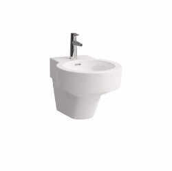 Picture of Laufen VAL - Wand-Bidet VAL 53X39 WEISS, 000 weiss, 1 Hahnloch, 530 x 390 x 360, Art.Nr. : H8302810003021