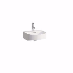 Picture of Laufen SONAR - Handwaschbecken, inkl. Keramikabdeckung für Ablaufventil, 400 LCC-weiss, 1 Hahnloch, 410 x 420 x 170, Art.Nr. : H8153414001041