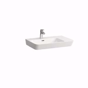 Picture of Laufen MODERNA R - Waschtisch unterbaufähig, Abstellfläche rechts, 757 weiss matt, ohne Hahnloch, 700 x 465 x 165, Art.Nr. : H8175427571091