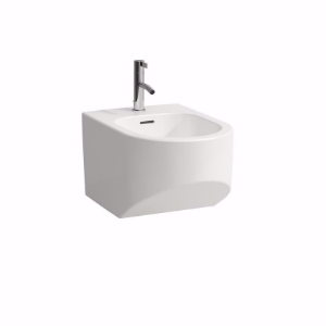 Picture of Laufen SONAR - Wand-Bidet SONAR 53X37 WS MATT, 757 weiss matt, 1 Hahnloch, 540 x 370 x 300, Art.Nr. : H8303417573021