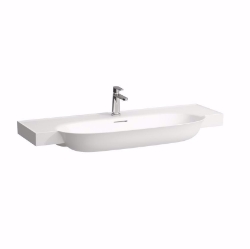 Picture of Laufen THE NEW CLASSIC - Waschtisch unterbaufähig NEWCLASSIC 120X48 WS MATT, 757 weiss matt, 1 Hahnloch, 1200 x 480 x 165, Art.Nr. : H8138587571041