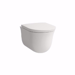 Picture of Laufen THE NEW CLASSIC - Wand-WC, Tiefspüler, spülrandlos, 757 weiss matt, 530 x 370 x 350, Art.Nr. : H8208517570001