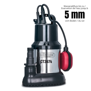 Picture of Elpumps Pumpen CT 3674 Klarwasserpumpe, 600 W, 10,800 l/h, 8 m, Art.Nr. : CT 3674