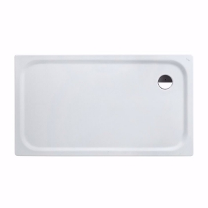Picture of Laufen PLATINA - Duschwanne, rechteckig, Stahl emailliert (3,5 mm), extraflach (25 mm), 000 weiss, mit Schallschutz, 1400 x 800 x 25, Art.Nr. : H2150060000411