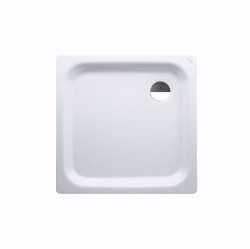 Picture of Laufen PLATINA - Duschwanne, quadratisch, Stahl emailliert (3,5 mm), flach (65 mm), 000 weiss, mit Schallschutz, 800 x 800 x 65, Art.Nr. : H2150110000411