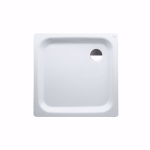 Picture of Laufen PLATINA - Duschwanne, quadratisch, Stahl emailliert (3,5 mm), flach (65 mm), 000 weiss, mit Schallschutz, 800 x 800 x 65, Art.Nr. : H2150110000411