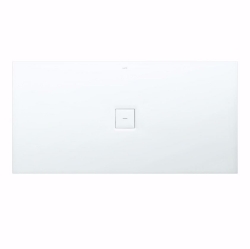 Picture of Laufen SOLUTIONS - Duschwanne, aus Verbundwerkstoff Marbond, rechteckig, Ablauf Mitte, 000 weiss, 1600 x 800 x 160, Art.Nr. : H2134460000001