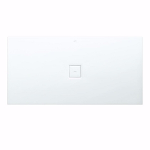 Picture of Laufen SOLUTIONS - Duschwanne, aus Verbundwerkstoff Marbond, rechteckig, Ablauf Mitte, 000 weiss, 1600 x 800 x 160, Art.Nr. : H2134460000001