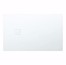 Picture of Laufen SOLUTIONS - Duschwanne, aus Verbundwerkstoff Marbond, rechteckig, Ablauf Seite, 000 weiss, 1600 x 1000 x 42, Art.Nr. : H2134470000001