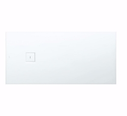 Picture of Laufen SOLUTIONS - Duschwanne, aus Verbundwerkstoff Marbond, rechteckig, Ablauf Seite, 000 weiss, 800 x 800 x 38, Art.Nr. : H2134490000001