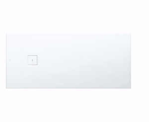 Picture of Laufen SOLUTIONS - Duschwanne, aus Verbundwerkstoff Marbond, rechteckig, Ablauf Seite, 035 sand, 1800 x 800 x 44, Art.Nr. : H2144410350001