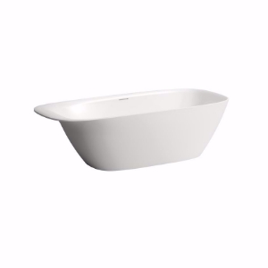 Picture of Laufen INO - Freistehende Badewanne, aus Mineralgusswerkstoff Sentec, 000 weiss, 2000 x 1000 x 830, Art.Nr. : H2303020000001