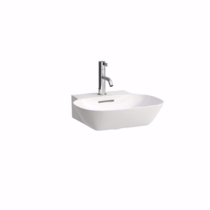 Picture of Laufen INO - Handwaschbecken INO 45X41 LCC WS, 400 LCC-weiss, ohne Hahnloch, 450 x 410 x 120, Art.Nr. : H8153014001091