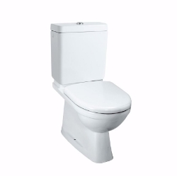 Picture of Laufen MODERNA R - Stand-WC für Spülkasten, Tiefspüler, mit Spülrand, Abgang S15 verdeckt, 000 weiss, 670 x 360 x 400, Art.Nr. : H8235410000001