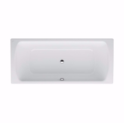 Picture of Laufen MODERNA PLUS - Badewanne, Einbauversion, Stahl-Email 3,5 mm, 000 weiss, mit Schallschutz, 1800 x 800 x 450, Art.Nr. : H2250600000411