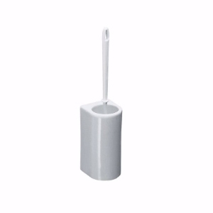 Picture of Laufen UNIVERSAL - Keramische WC-Bürstengarnitur, inkl. Klosettbürste, 757 weiss matt, 180 x 90 x 105, Art.Nr. : H8736807570001