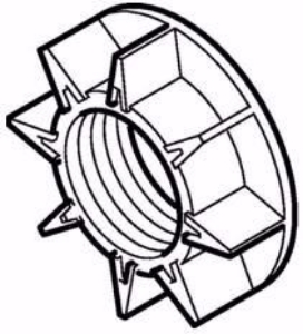 Picture of Geberit Mutter mit Rosettenträger, Art.Nr. : 886.265.00.1