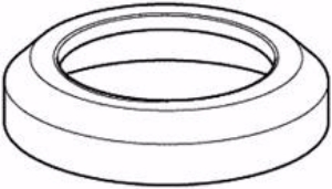 Picture of Geberit Rosette weiss-alpin 100, Art.Nr.: 242.716.11.1
