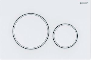 Picture of Geberit Sigma20 Betätigungsplatte weiss / weiss matt, Art.Nr.: 115.882.11.1
