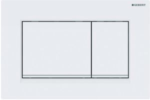 Picture of Geberit Sigma30 Betätigungsplatte weiss / weiss matt, Art.Nr.: 115.883.11.1