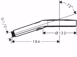 Picture of Hansgrohe Rainfinity Handbrause 130 3jet EcoSmart, Mattweiß , Art.Nr. : 26865700