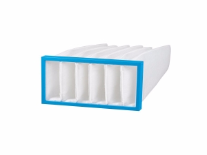 Picture of Unifil KA5-305-P-Q-6T Taschenfilter, Kunststoffrahmen, 592x287x450, ISO coarse 80% / M5, Art.Nr. 106007